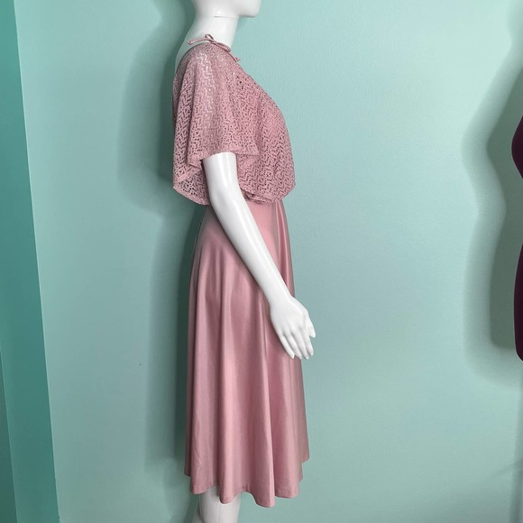 Vintage Pink Boho Dress - Picture 2 of 8